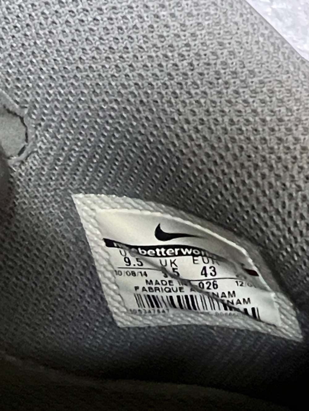 Nike Air Force 1 Mid Men's Sneakers - Cool Grey with Cream Midsole - Picture 7 of 8